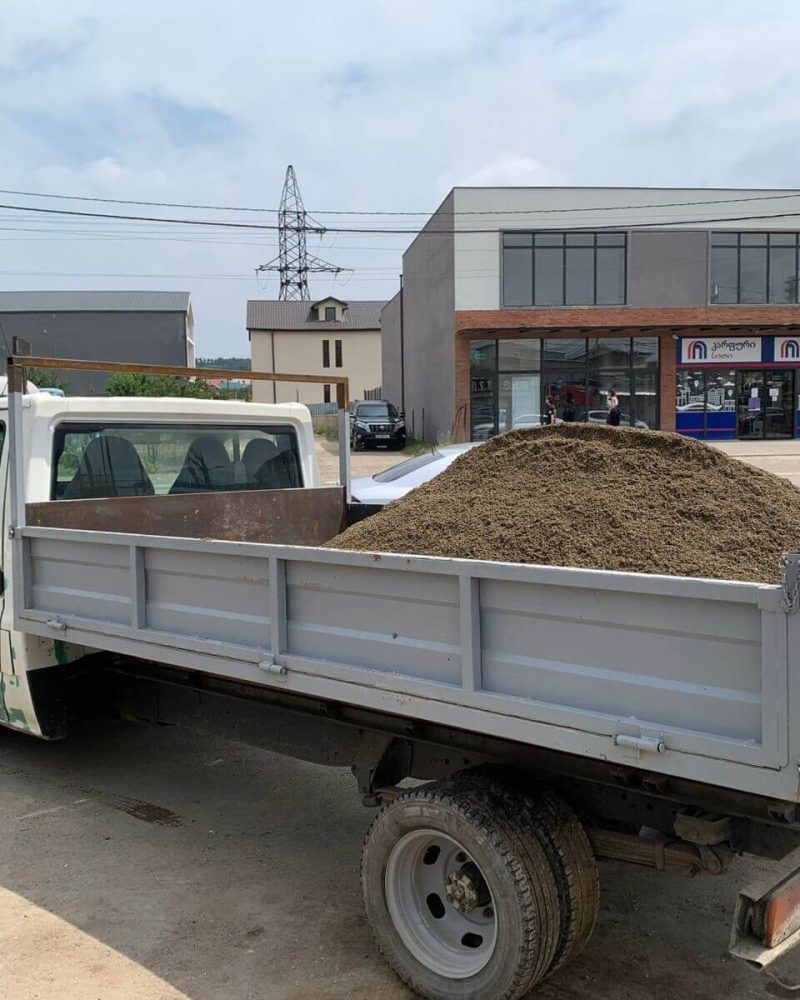 სამშენებლო ნარჩენების გატანა