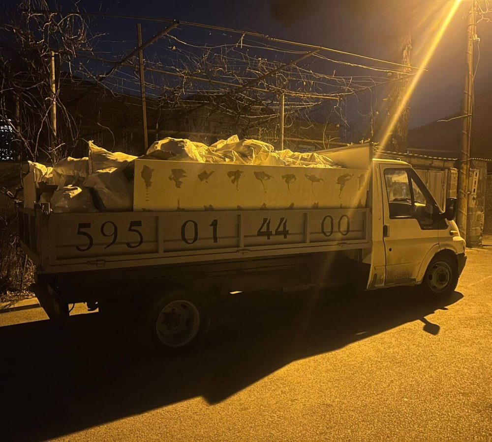 სამშენებლო ნარჩენების გატანა გადაყრა'